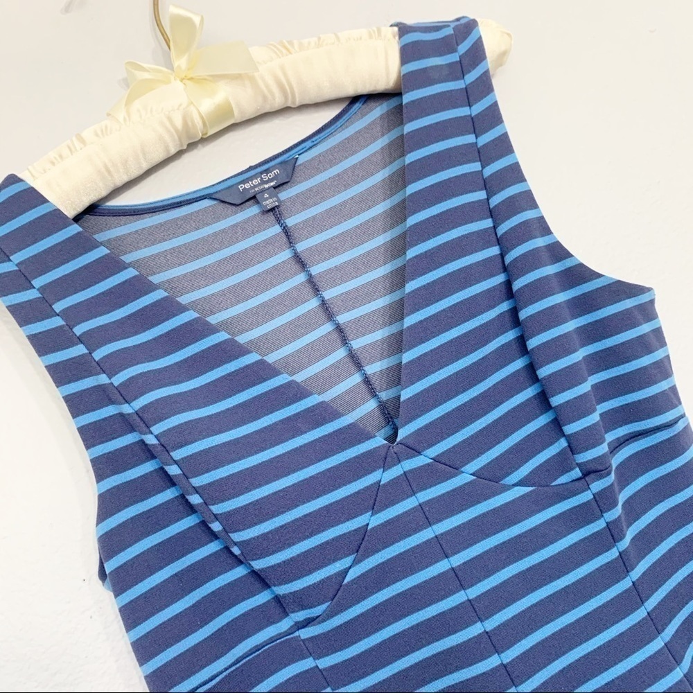 PETER SOM DESIGN NATION Striped Fit & Flare Dress - Picture 5 of 7